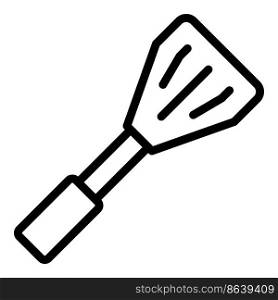 Grill spatula icon outline vector. Kitchen cooking. Cutlery utensil. Grill spatula icon outline vector. Kitchen cooking