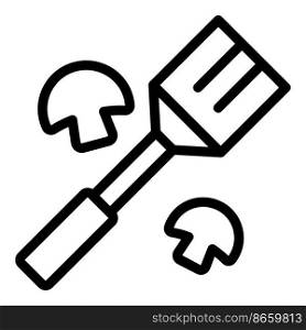 Grill utensil icon outline vector. Bbq grill. Food picnic. Grill utensil icon outline vector. Bbq grill
