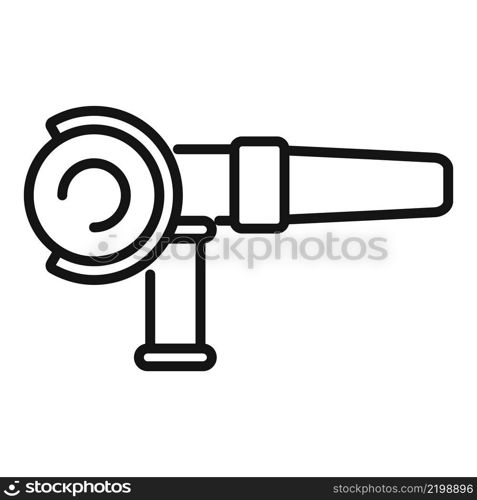 Grinder machine icon outline vector. Saw tool. Angle cutter. Grinder machine icon outline vector. Saw tool