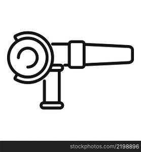 Grinder machine icon outline vector. Saw tool. Angle cutter. Grinder machine icon outline vector. Saw tool