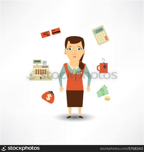 grocery store cashier