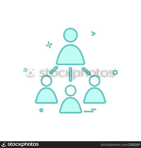 Group avatar icon design vector