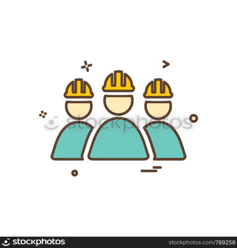 Group avatar icon design vector