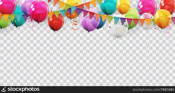 Group of Colour Glossy Helium Balloons Background. Set of Balloons for Birthday, Anniversary, Celebration Party Decorations. Vector Illustration EPS10. Group of Colour Glossy Helium Balloons Background. Set of Balloons for Birthday, Anniversary, Celebration Party Decorations. Vector Illustration