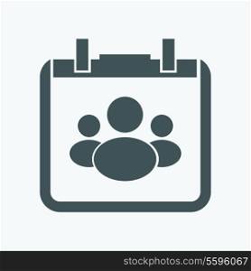 Group of people. Vector icon