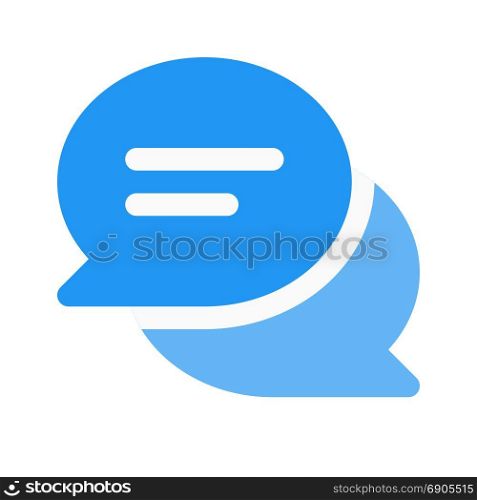 group talk, icon on isolated background
