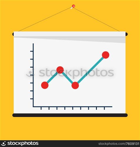 Growing business graph. Profit concept.Vector Illustration EPS10. Growing business graph. Profit concept.Vector Illustration
