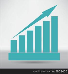 growing graph icon