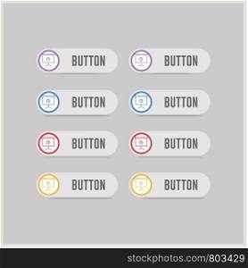 Growing graph icon - Free vector icon