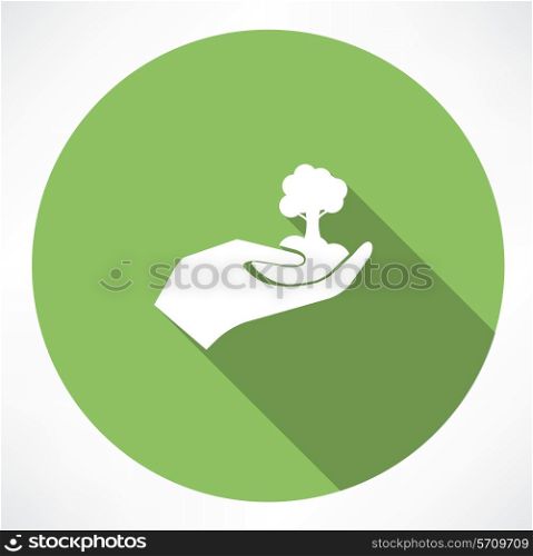 Growth concept vector icon. Flat modern style vector illustration