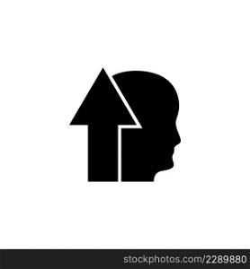Growth Mindset, Potential Development, Leadership Education. Flat Vector Icon illustration. Simple black symbol on white background. Growth Mindset sign design template for web and mobile UI element. Growth Mindset, Potential Development, Leadership Education. Flat Vector Icon illustration. Simple black symbol on white background. Growth Mindset sign design template for web and mobile UI element.