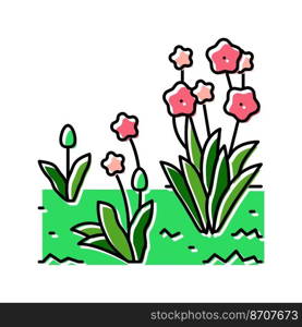 growth spring color icon vector. growth spring sign. isolated symbol illustration. growth spring color icon vector illustration