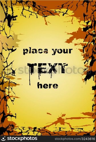 grunge background with space for text or image, vector illustration