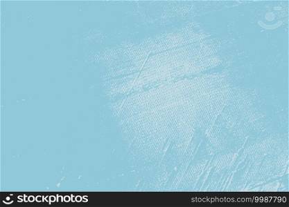 Grunge blue rough dirty background. Overlay aged grainy messy template. Brushed paint cover. Empty aging design element. Distress urban used texture. Renovate wall frame grimy backdrop. EPS10 vector. Blue Grunge Background