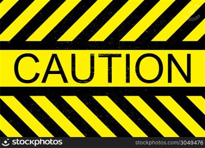 Grunge Caution Background,vector illustration.. Grunge Caution Background.