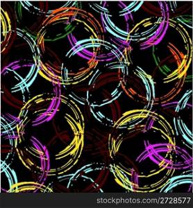 grunge colored circles background