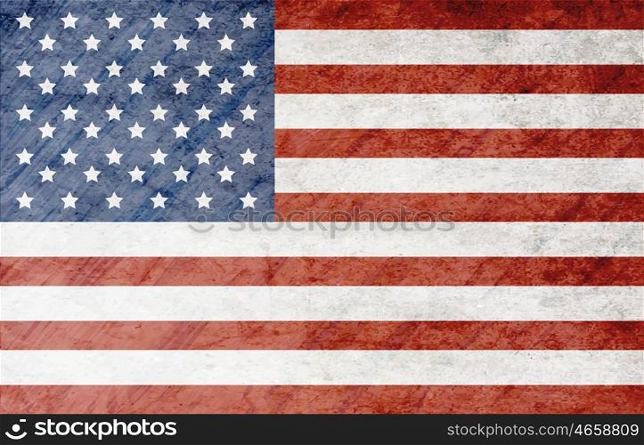 Grunge Firty American National Flag