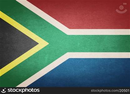 Grunge Flag Of South Africa