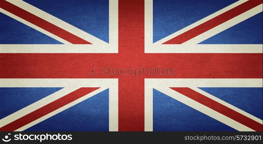 Grunge Flag Of United Kingdom Of Great Britain And Northern Ireland