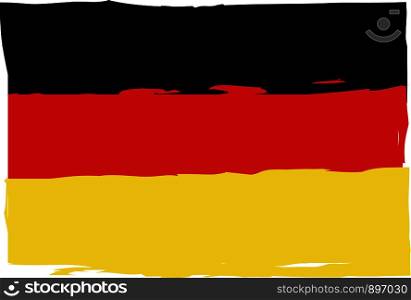 Grunge GERMANY flag or banner vector illustration