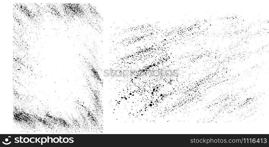 Grunge hand painted texture backdrop with rough brush strokes, paint marks, daub, paint traces, lines, smudges, smears, stains, scribbles isolated on white background. Vector illustration.. Grunge hand painted texture backdrop with rough brush strokes, paint marks