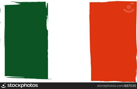 Grunge IRELAND flag or banner vector illustration