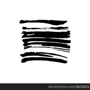 Grunge Paint stripe. Vector brush Stroke. Distressed banner. Black isolated paintbrush collection. Modern Textured shape. Dry border in Black.. Grunge Paint stripe. Vector brush Stroke. Distressed banner. Black isolated paintbrush collection. Modern Textured shape. Dry border in Black