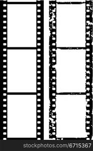 Grunge photo border,5 mm film, vector illustration