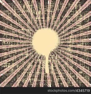 grunge rays background vector illustration