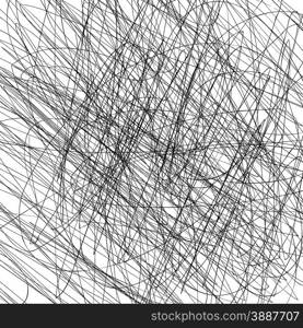 Grunge scribble overlay texture. EPS10 vector illustration.