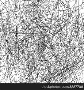 Grunge scribble overlay texture. EPS10 vector illustration.
