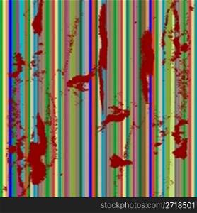 grunge stripes one, abstract art illustration