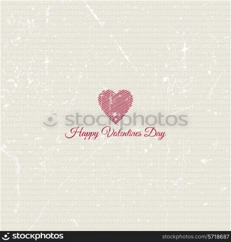 Grunge style background with hearts - ideal for Valentines Day