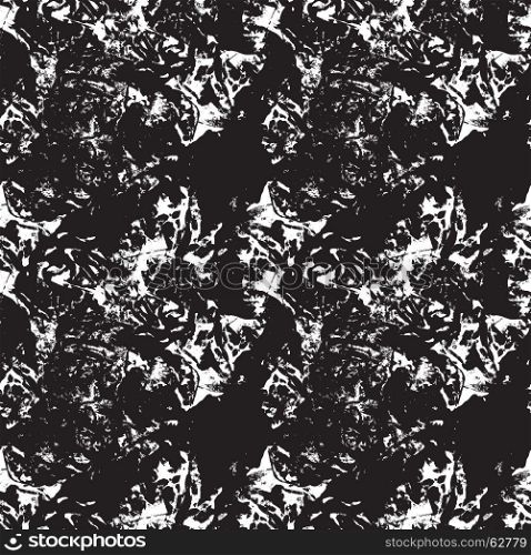 Grunge texture black and while.Seamless pattern.