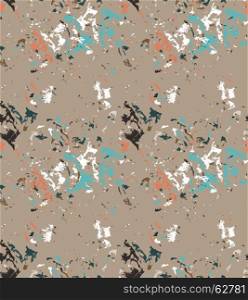 Grunge texture brown with blue.Seamless pattern.