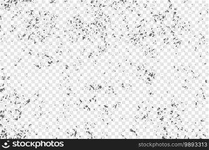 Grunge texture isolated on transparent background