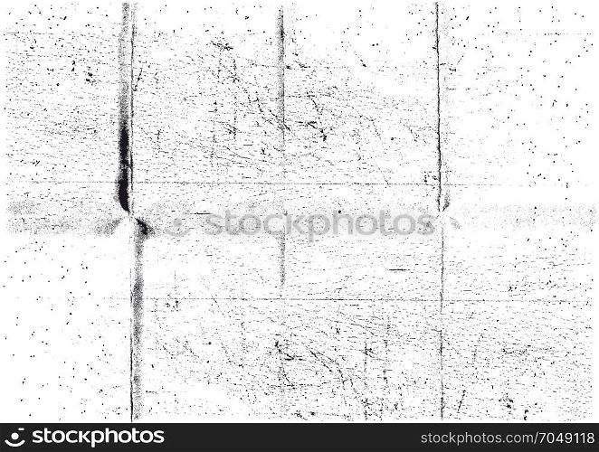 Grunge Textured Background. Illustration of a vintage black and white grunge textured background, with patterns of dirt and stains