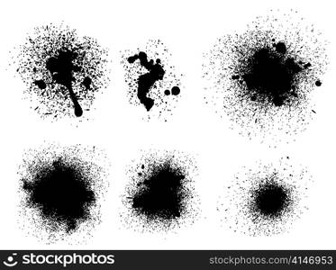 grunge vector set