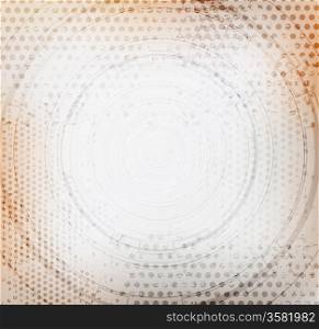 grungy background with circles, eps10 vector