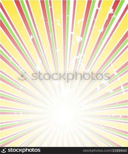 Grungy vector background of stripes