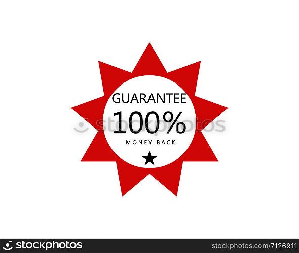 Guarantee Gold stamp sign vector illustration