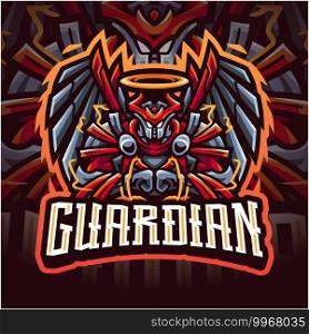 Guardian esport mascot logo design