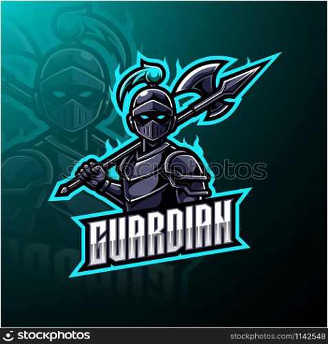 Guardian esports mascot logo design