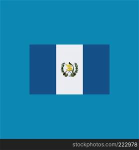 Guatemala flag icon in flat design. Independence day or National day holiday concept.