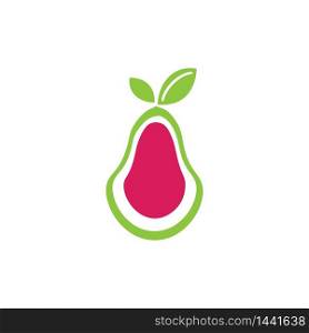 guava illustration logo vector