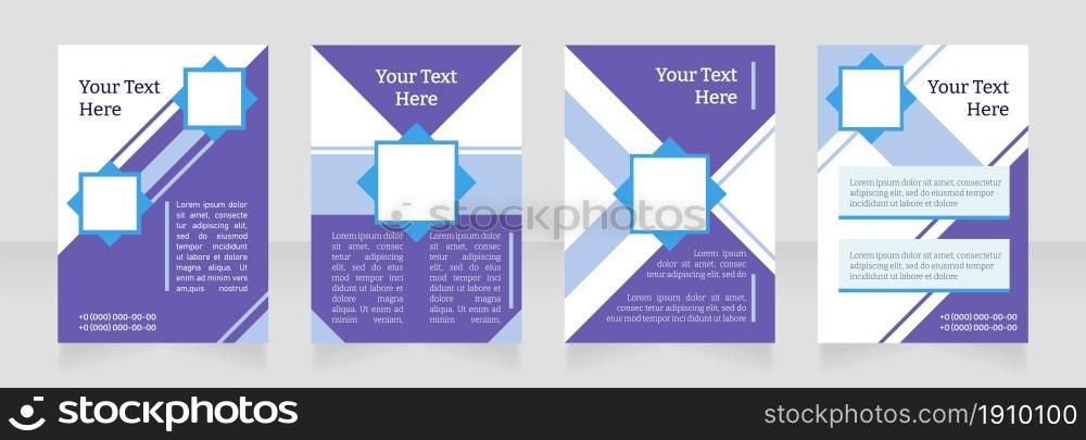 Guidance for hospital patients blank brochure layout design. Vertical poster template set with empty copy space for text. Premade corporate reports collection. Editable flyer paper pages. Guidance for hospital patients blank brochure layout design
