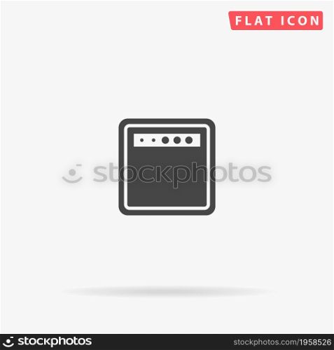 Guitar Amplifier flat vector icon. Hand drawn style design illustrations.. Guitar Amplifier flat vector icon