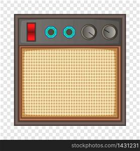 Guitar amplifier icon. Cartoon illustration of guitar amplifier vector icon for web design. Guitar amplifier icon, cartoon style