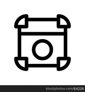 guitar amplifier, Icon on isolated background