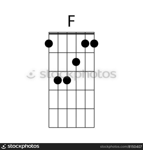  guitar chord icon vector illustration design